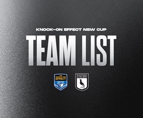Team List: NSW Cup Round 10 vs Knights