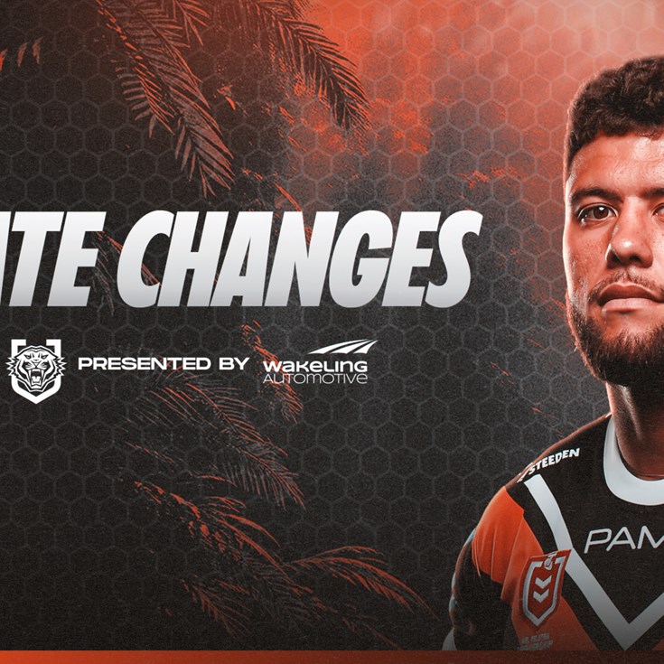 Late Changes: NRL Round 2 vs Eels