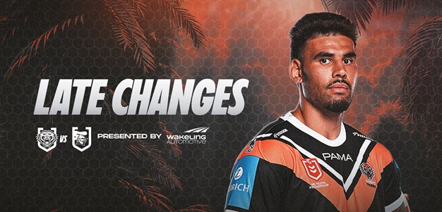 Late Changes: NRL Round 1 vs Knights