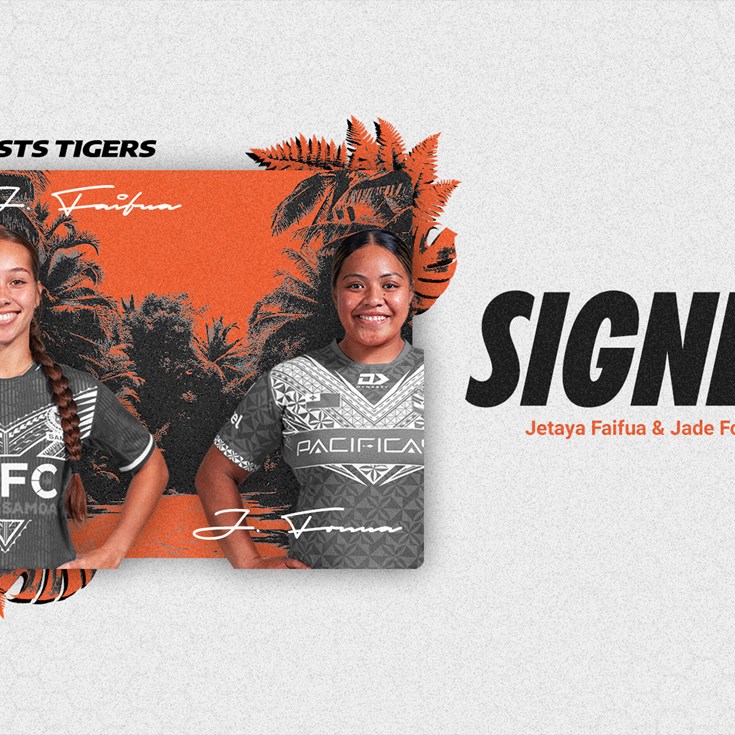 Faifua and Fonua sign on for 2025 NRLW season