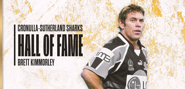 Brett Kimmorley inducted into Sharks Hall of Fame