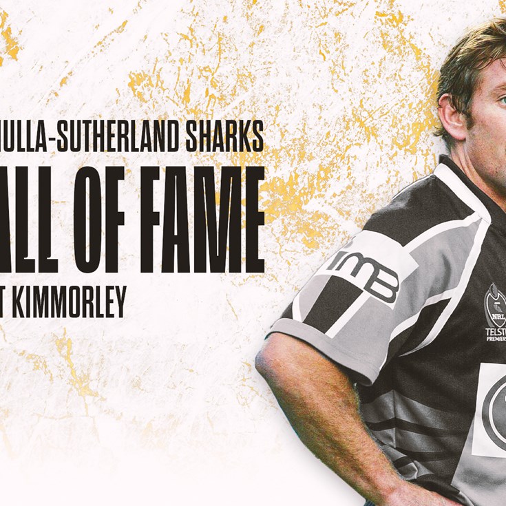 Brett Kimmorley inducted into Sharks Hall of Fame