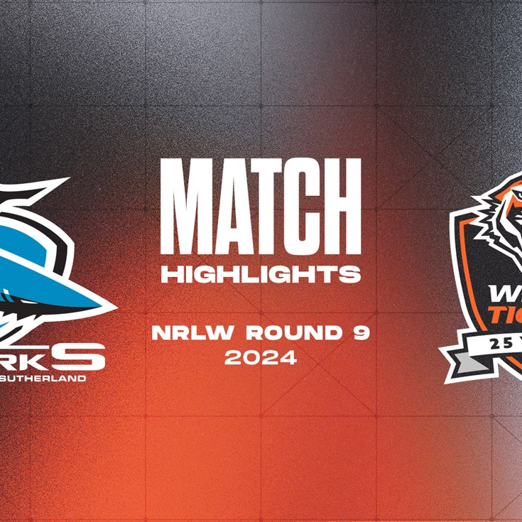 Match Highlights: NRLW Round 9 vs Sharks