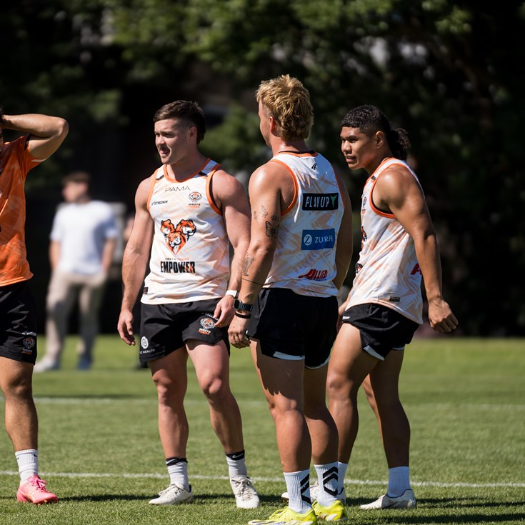 Good tips for young Tigers at NRL Rookie Camp