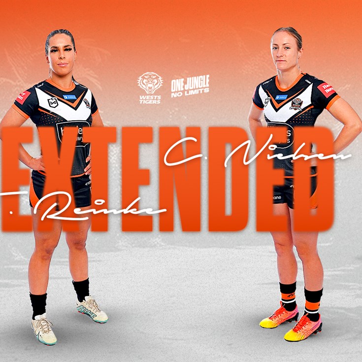 Reinke and Nielsen to remain with Wests Tigers