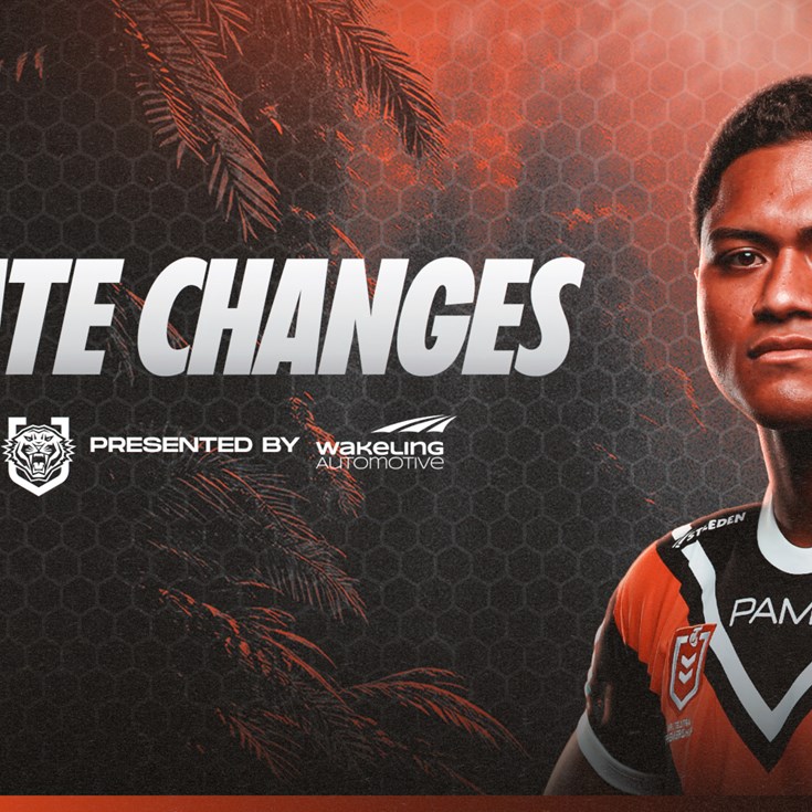 Late Changes: NRL Round 3 vs Dolphins