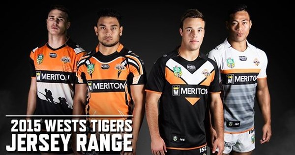 Wests Tigers 2014  Rugby League Jerseys