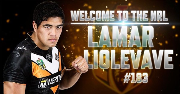 Liolevave to make first-grade debut | Wests Tigers