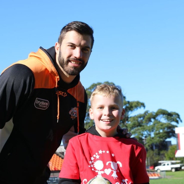 Tyler's special day at Wests Tigers