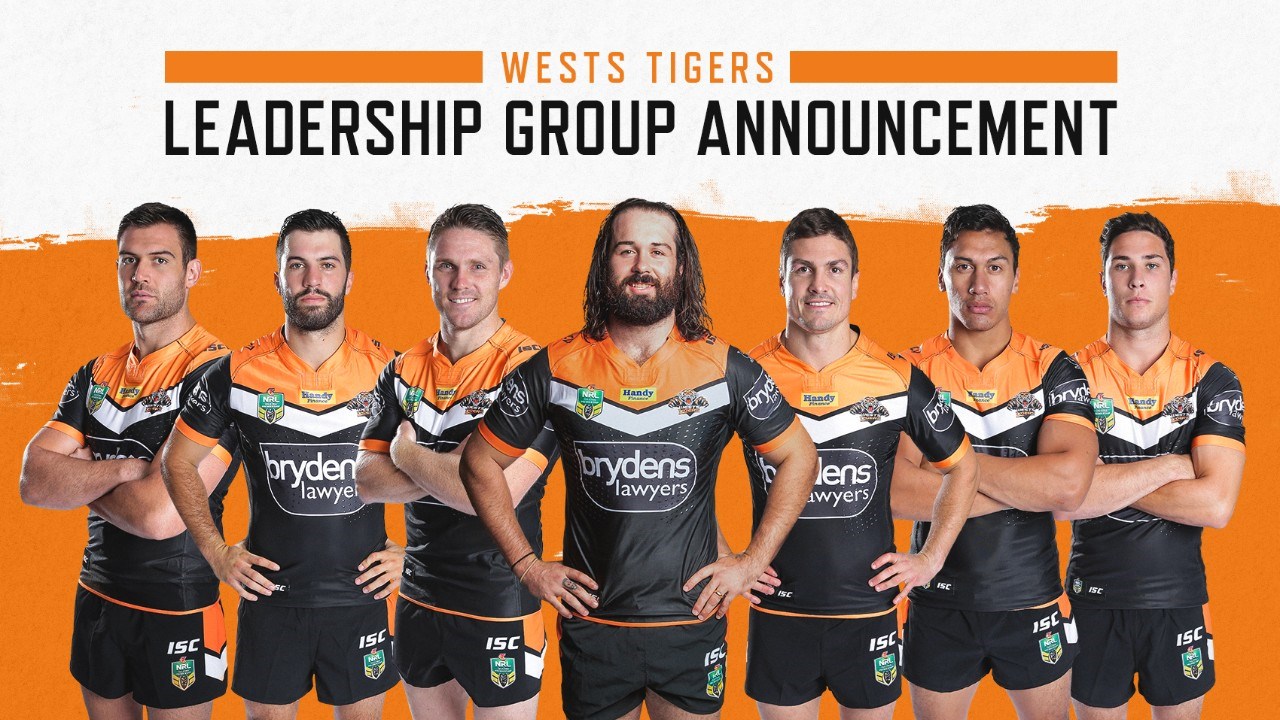 Wests Tigers announce 2017 Leadership Group