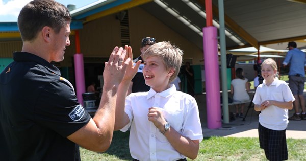 Wests Tigers In Schools This Week! 