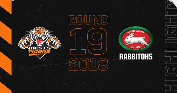 2018 Match Highlights: Rd.19, Wests Tigers vs. Rabbitohs | Wests Tigers