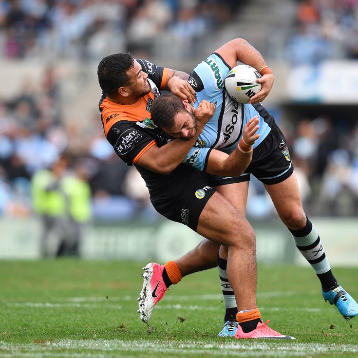 Wests Tigers fall to Sharks in tight tussle