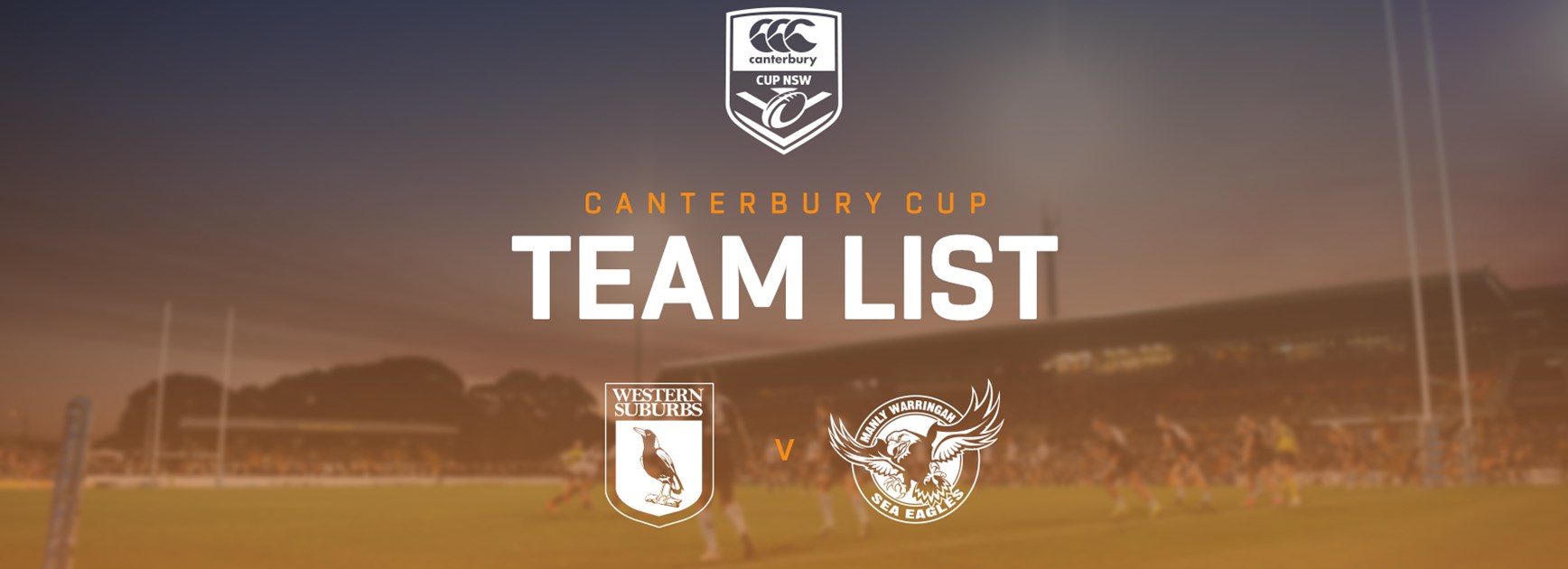 Canterbury Cup Team Announcement: Round 1