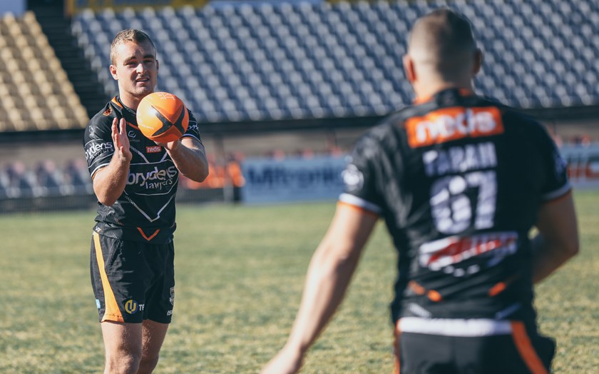 Wests Tigers hookers Jacob Liddle and Robbie Farah