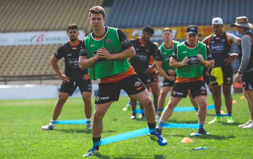 Jock Madden at Wests Tigers training