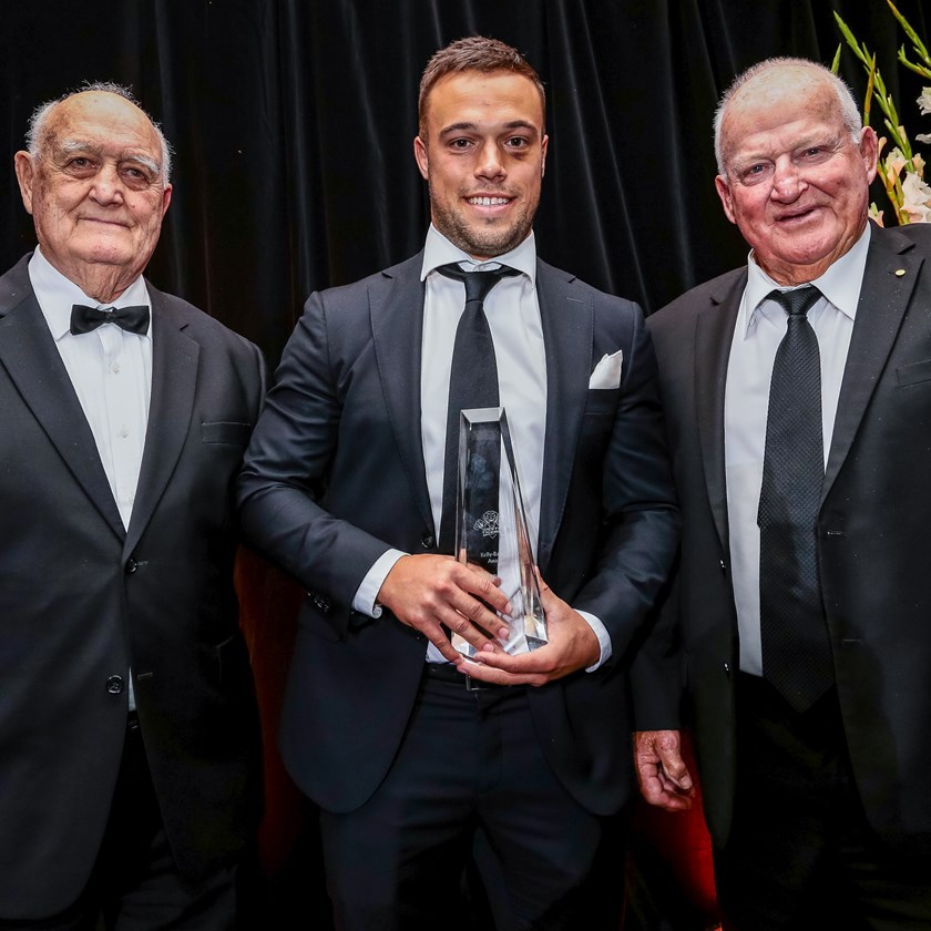 2019 Kelly-Barnes Award Winner with Keith Barnes and Noel Kelly