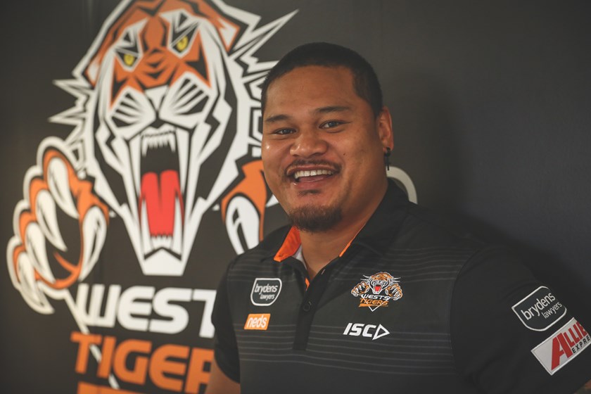 Joseph Leilua arrives at Wests Tigers