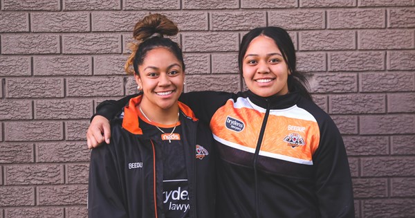 Hanisi sisters in for the love of rugby league | Wests Tigers