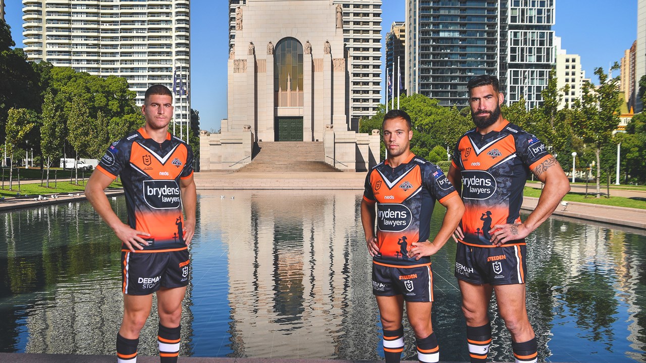 Wests Tigers players motivated for Anzac Day clash