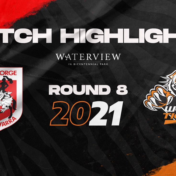 2021 Match Highlights: Rd.8, Dragons vs. Wests Tigers