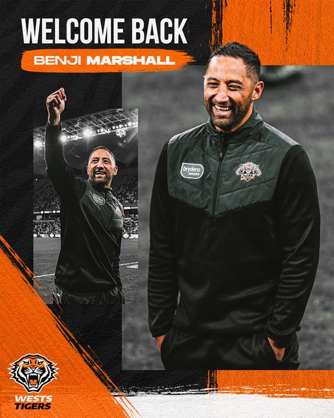 Benji Marshall returns to Wests Tigers as an ambassador in his first NRL  role after retiring - ABC News