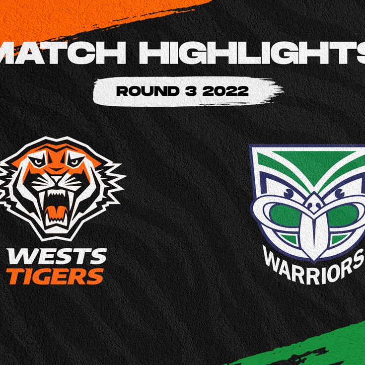 Match Highlights: Wests Tigers v Warriors