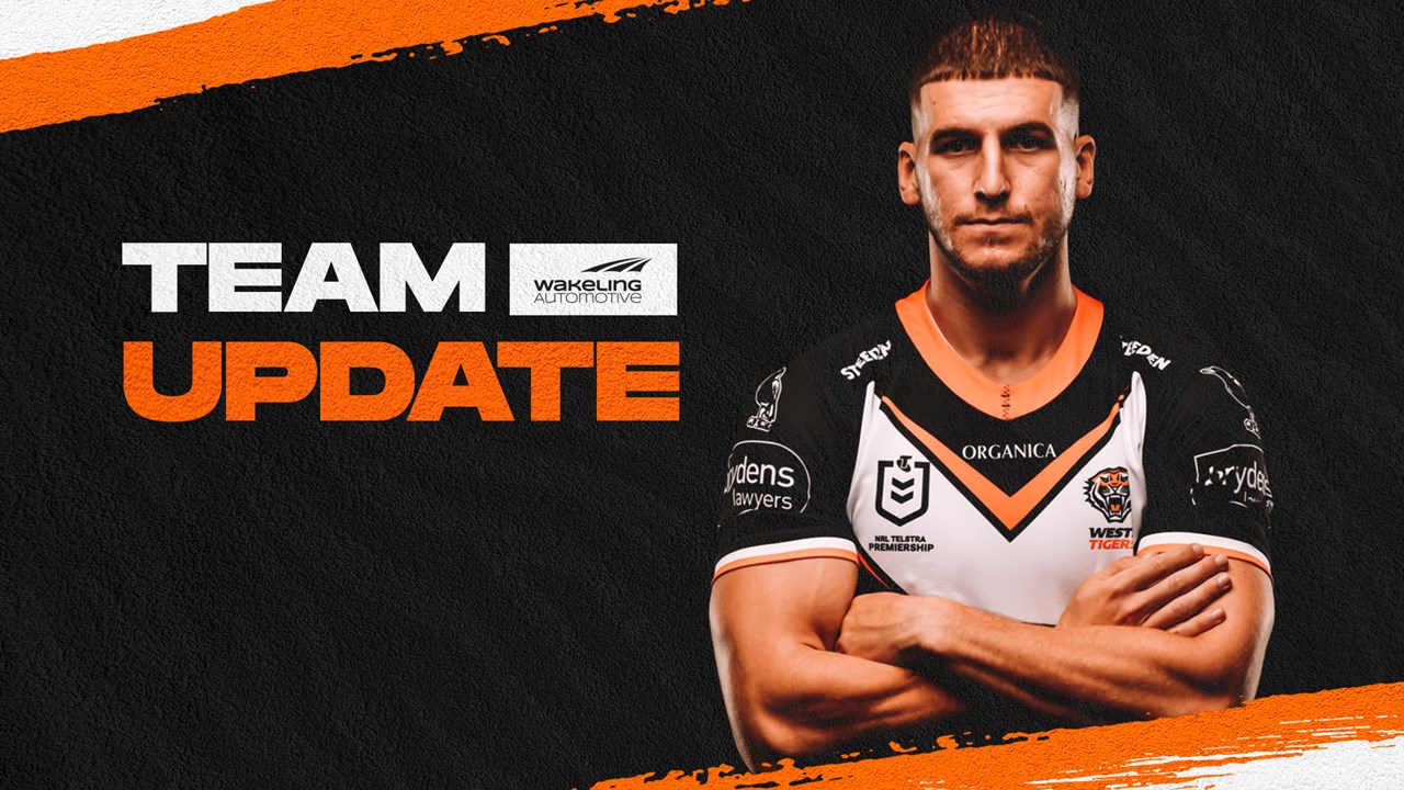 Team News, Tigers side to play Warriors