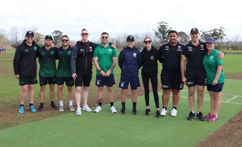 Wests Tigers Community team & Game Development Officers 