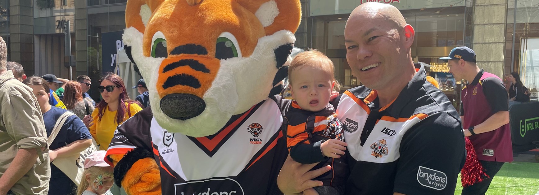 Wests Tigers a big hit at Fan Fest