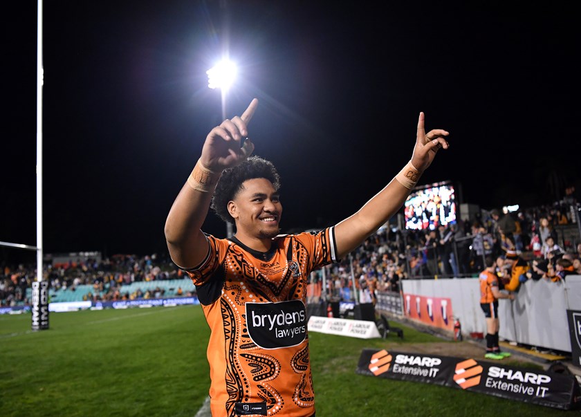 Matamua at Leichhardt Oval after NRL debut against Parramatta Eels