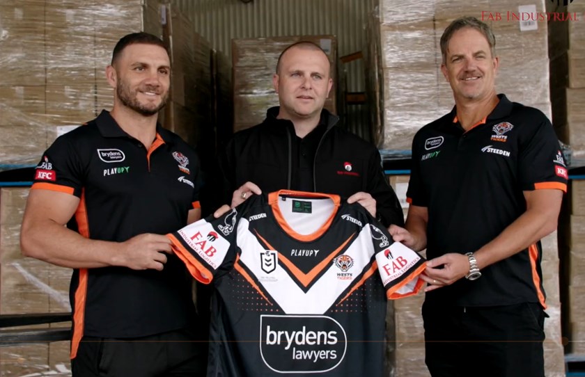 Neil Fabry's FAB Industrial Logistics sponsor NRL team West Tigers