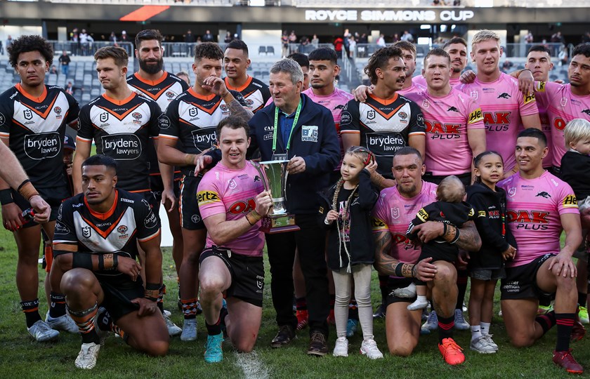 Panthers and Wests Tigers launch Royce Simmons Cup