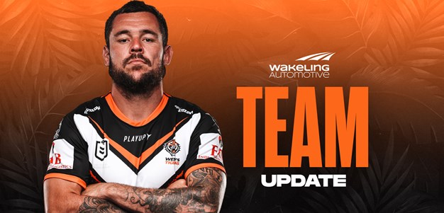 Team Update: Round 11 vs Rabbitohs