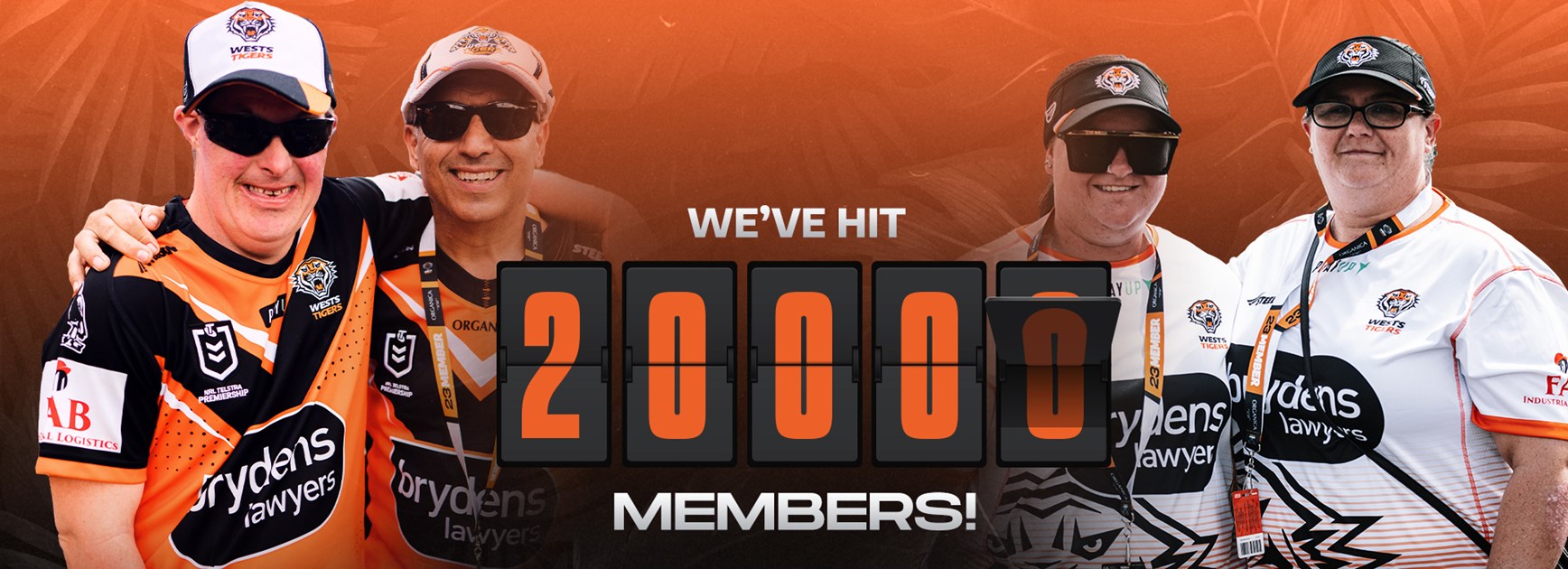 Wests Tigers reach Membership milestone