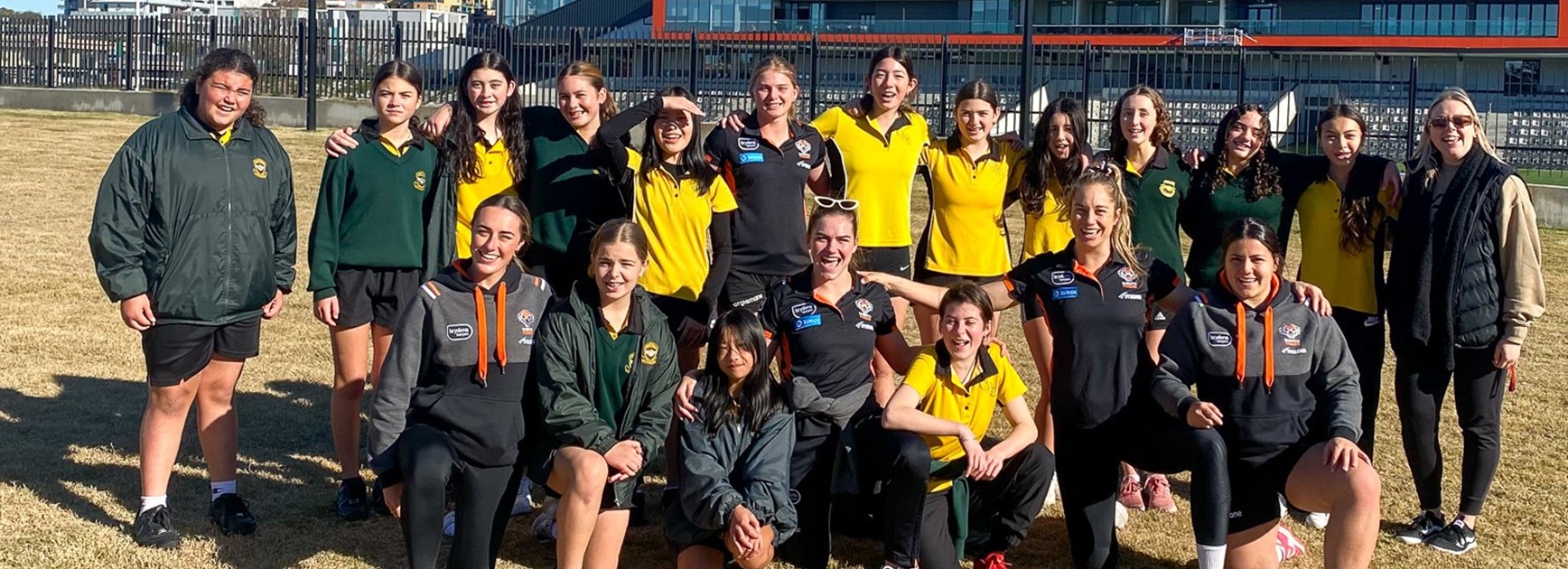 NRLW players deliver first School Blitz