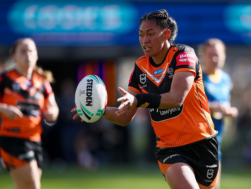 Former Wallaroo Piliae-Rasabale in action against the Eels