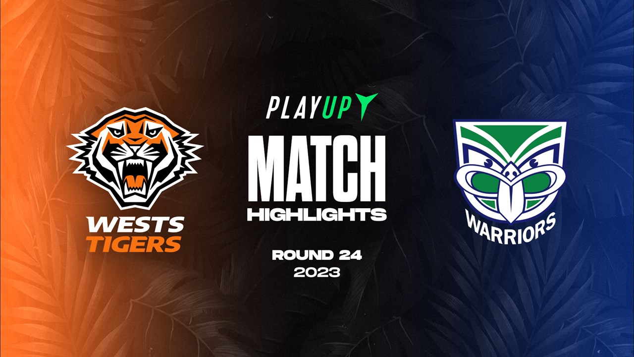 NRL 2023, Wests Tigers, New Zealand Warriors, round 24 match