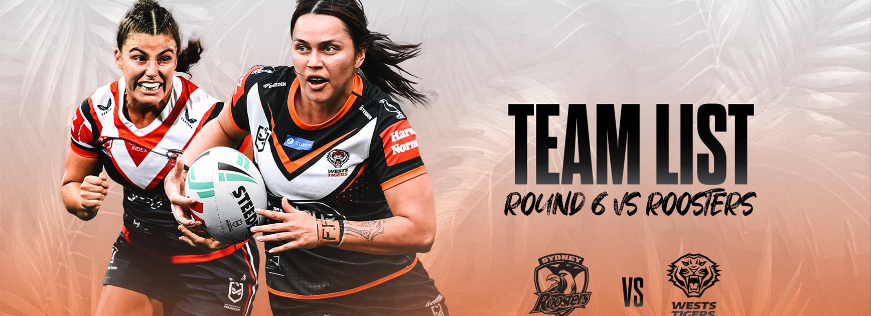 Team List: NRLW Round 6 vs Roosters