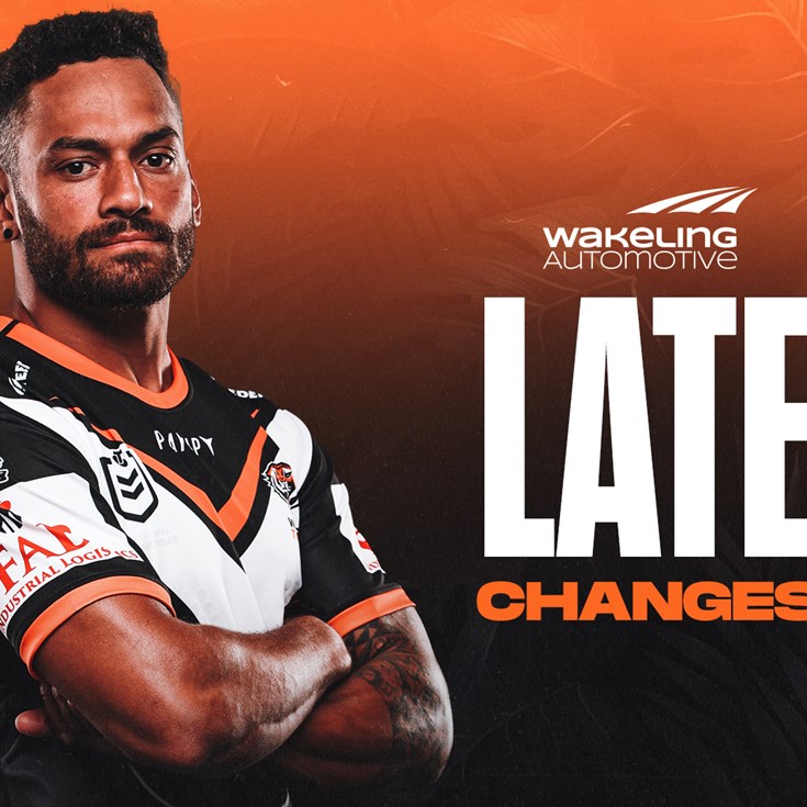 Late Changes: NRL Round 27 vs Sea Eagles