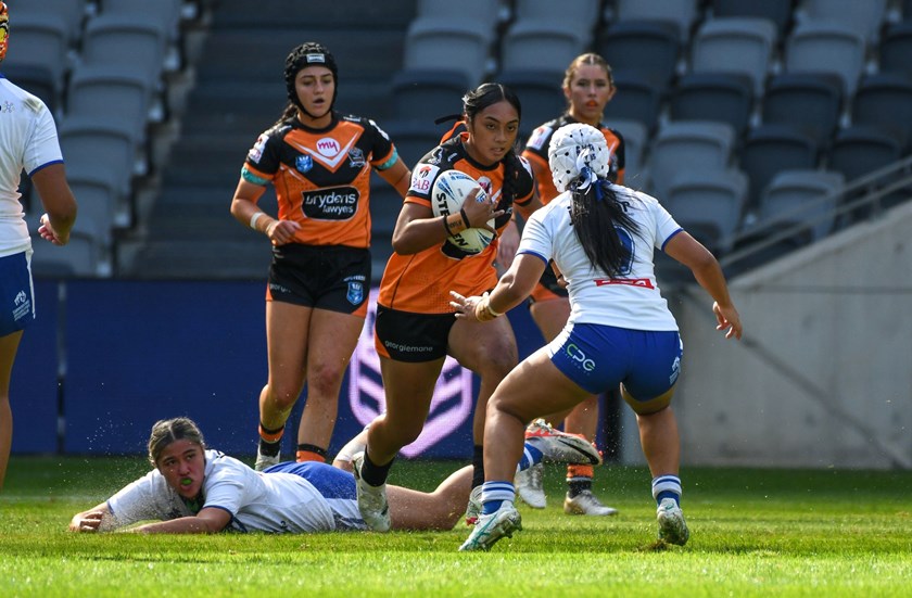 Wests Tigers Lisa Fiaola Cup co-captain Lucyannah Luamanu-Leiataua