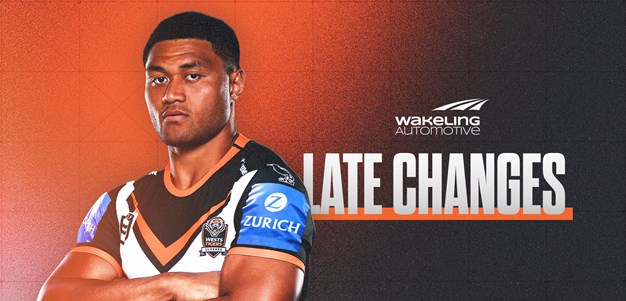 Late Changes: Round 14 vs Dragons