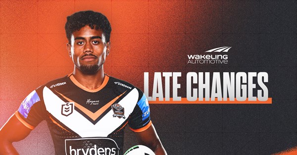 Late Changes: Round 16 vs Raiders