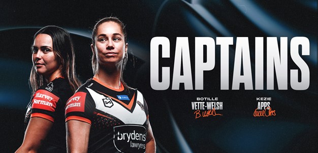 Apps and Vette-Welsh to lead Wests Tigers