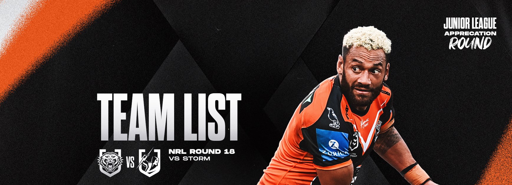 Team List: NRL Round 18 vs Storm