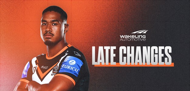 Late Changes: Round 18 vs Storm