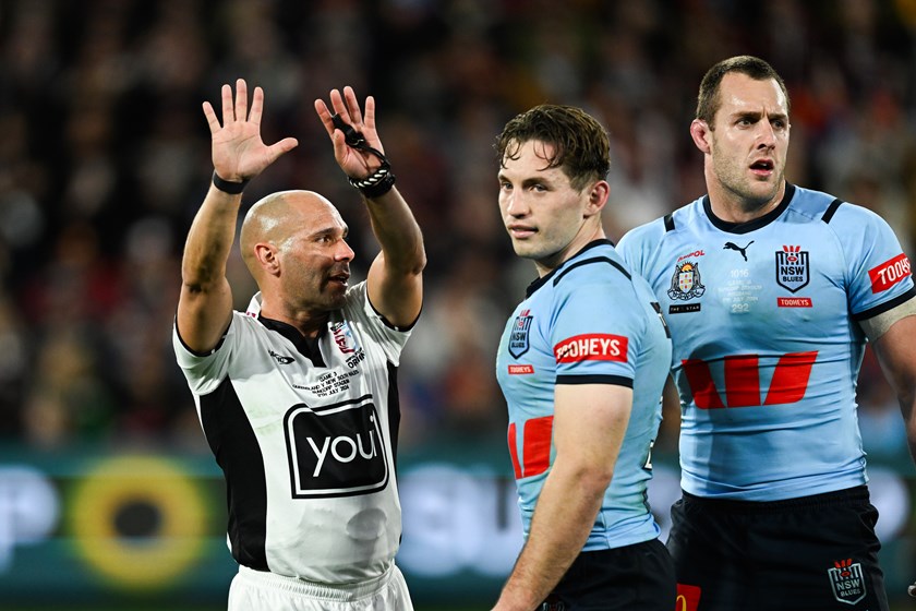 Cameron Murray in sideline melee in Origin III 