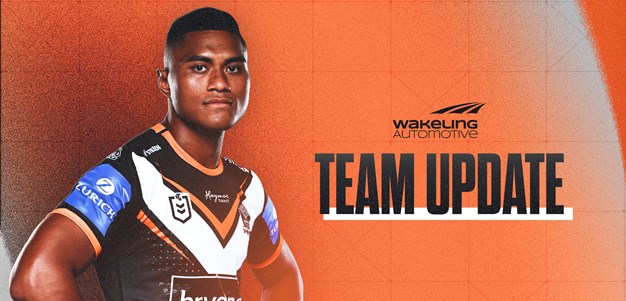 Team Update: Round 20 vs Rabbitohs