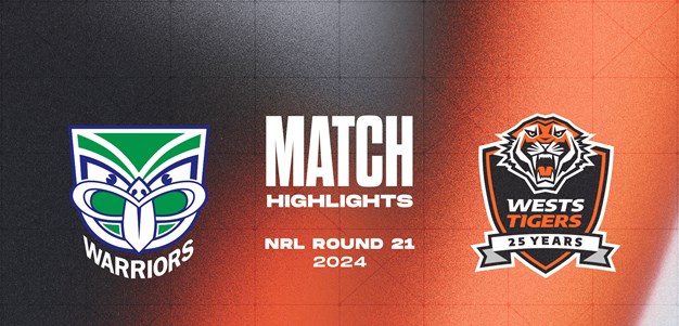 Match Highlights: NRL Round 21 vs Warriors