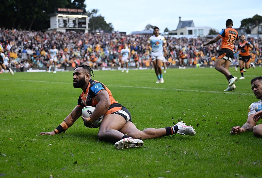 Olam has scored three tries in three games at Leichhardt Oval this season 